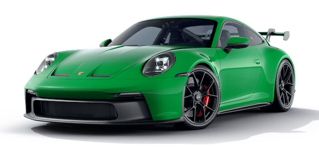 Porsche GT3 in Natoolive rental car animation