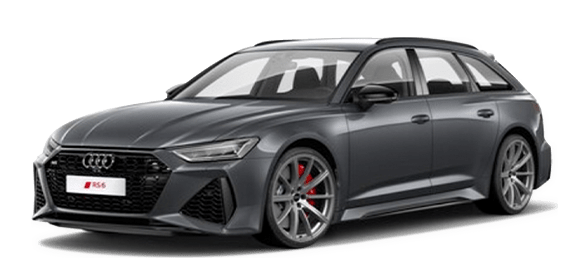 Audi RS6 gray rental car animation