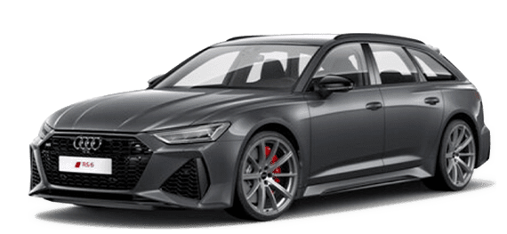Audi RS6 gray rental car animation