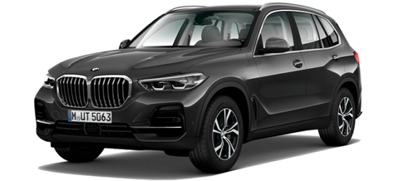 BMW X5 gray rental car animation