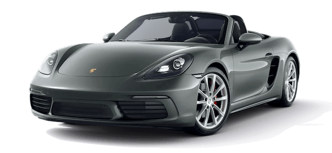 Porsche Boxster S green rental car animation