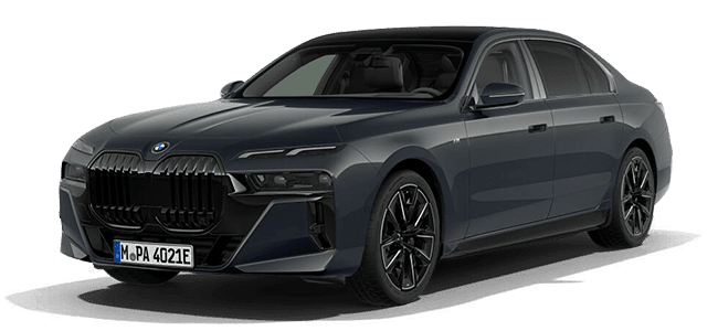 BMW i7 rental car animation