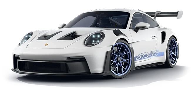Porsche GT3 RS in white